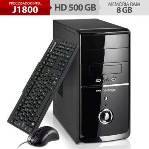 Tamanhos, Medidas e Dimensões do produto Computador Neologic NLI48278 Dual Core J1800 8GB 500GB Linux