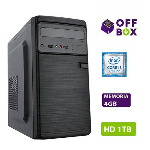 Tamanhos, Medidas e Dimensões do produto Computador OFFBOX Home 4000, Intel Core I3- 7100 Kaby Lake, HD 1TB, 4GB DDR4, FreeDos