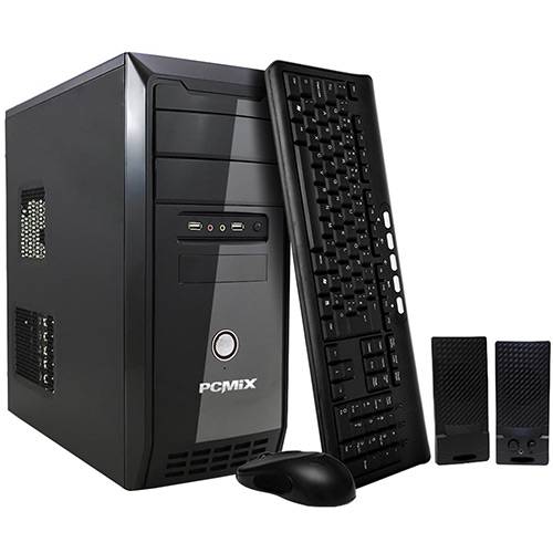 Tamanhos, Medidas e Dimensões do produto Computador PC Mix L35004500 Intel Celeron Quad Core 4GB 500GB DVD-RW - Linux