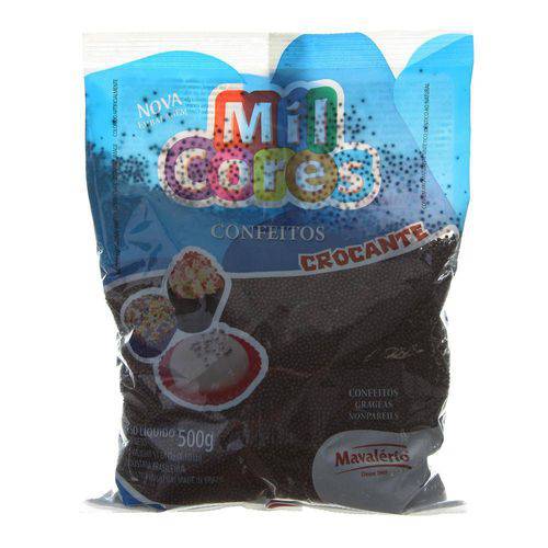 Tamanhos, Medidas e Dimensões do produto Confeito Brigadeiro Redondo Sabor Chocolate com 500g Mavalério