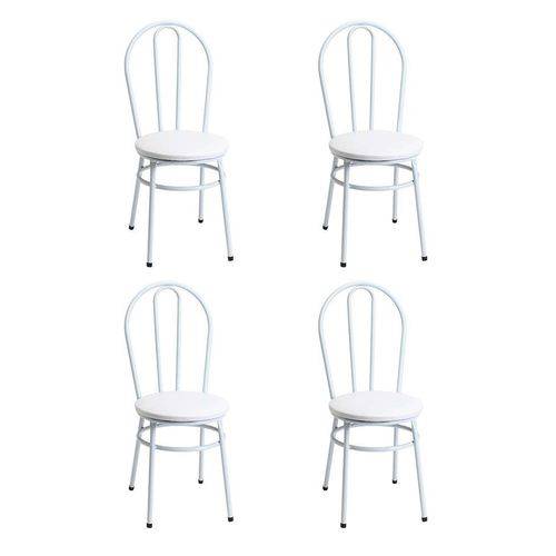 Tamanhos, Medidas e Dimensões do produto Conjunto 4 Cadeiras 330 Branco Criativa