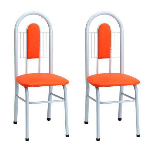 Tamanhos, Medidas e Dimensões do produto Conjunto 2 Cadeiras 328 Laranja Criativa