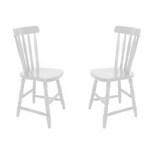 Tamanhos, Medidas e Dimensões do produto Conjunto 2 Cadeiras Campestre Branco - Branco