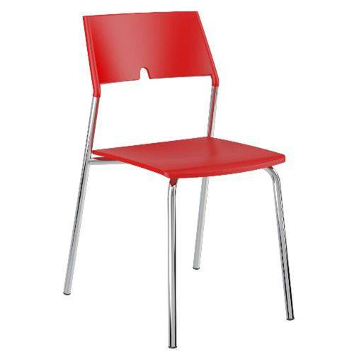 Tamanhos, Medidas e Dimensões do produto Conjunto 2 Cadeiras Carraro 1711 - Cromado / Vermelho