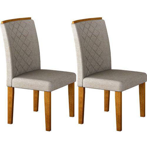 Tamanhos, Medidas e Dimensões do produto Conjunto 2 Cadeiras Jade – Rufato - Imbuia / Turim