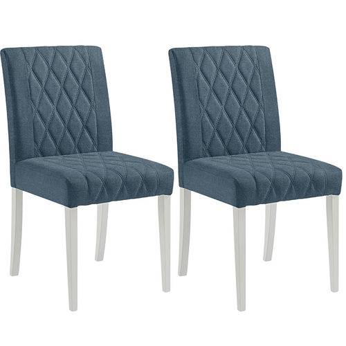 Tamanhos, Medidas e Dimensões do produto Conjunto 2 Cadeiras Menta – Tremarin - Branco / Azul