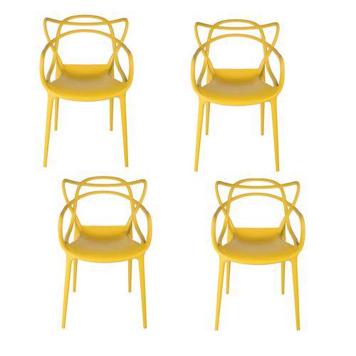 Tamanhos, Medidas e Dimensões do produto Conjunto com 4 Cadeiras Solna Allegra de Polipropileno