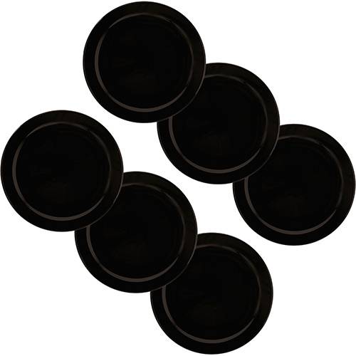 Tamanhos, Medidas e Dimensões do produto Conjunto com 6 Pratos Rasos 26cm - Mail Order Black - Oxford Daily