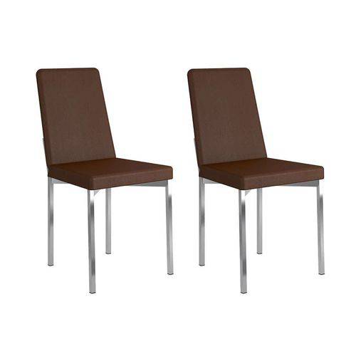 Tamanhos, Medidas e Dimensões do produto Conjunto com 2 Cadeiras Ariel Couríssimo Cacau
