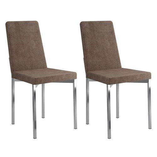 Tamanhos, Medidas e Dimensões do produto Conjunto com 2 Cadeiras Ariel Ocre