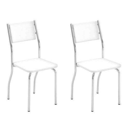 Tamanhos, Medidas e Dimensões do produto Conjunto com 2 Cadeiras Batelo Branco