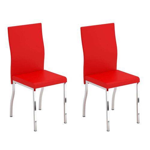 Tamanhos, Medidas e Dimensões do produto Conjunto com 2 Cadeiras Botter Vermelho