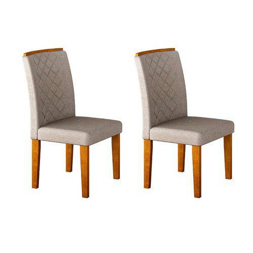 Tamanhos, Medidas e Dimensões do produto Conjunto com 2 Cadeiras de Jantar Maia Turim Imbuia