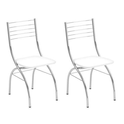 Tamanhos, Medidas e Dimensões do produto Conjunto com 2 Cadeiras Fiumicino Branco