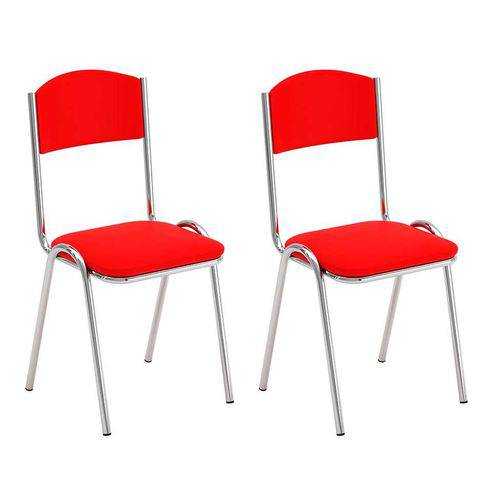 Tamanhos, Medidas e Dimensões do produto Conjunto com 2 Cadeiras Ipeúna Vermelho