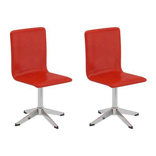Tamanhos, Medidas e Dimensões do produto Conjunto com 2 Cadeiras Rimini Vermelho