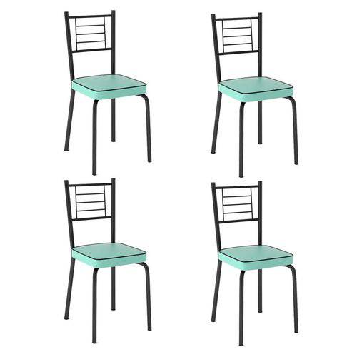 Tamanhos, Medidas e Dimensões do produto Conjunto de 4 Cadeiras Juliana Verde