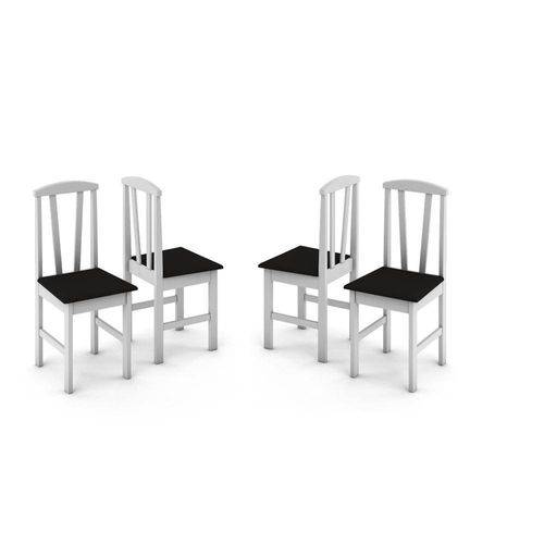 Tamanhos, Medidas e Dimensões do produto Conjunto de 4 Cadeiras Plus Móveis Tradição