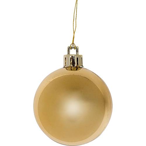 Tamanhos, Medidas e Dimensões do produto Conjunto de Bolas de Natal Douradas 5cm e 7cm 82 Unidades - Orb Christmas