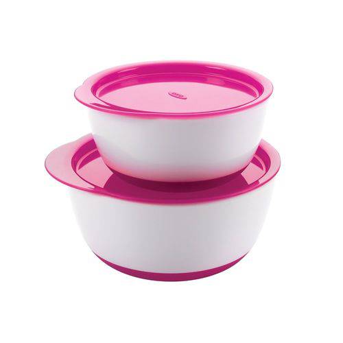 Tamanhos, Medidas e Dimensões do produto Conjunto de Bowls OXOTot - Cor Pink