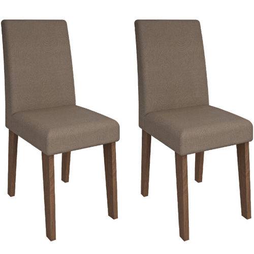 Tamanhos, Medidas e Dimensões do produto Conjunto de 2 Cadeiras Milena - Cimol - Savana / Pluma