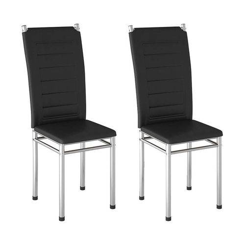 Tamanhos, Medidas e Dimensões do produto Conjunto de 2 Cadeiras Urban Preta