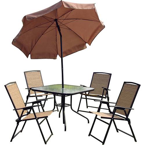 Tamanhos, Medidas e Dimensões do produto Conjunto de Mesa Quadrada para Jardim Acapulco com 4 Cadeiras - Mor