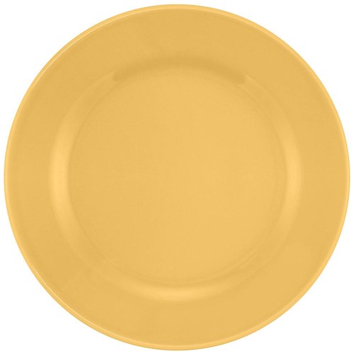 Tamanhos, Medidas e Dimensões do produto Conjunto de Pratos Biona Donna Amarelo 6 Peças Rasos 24cm - Amarelo