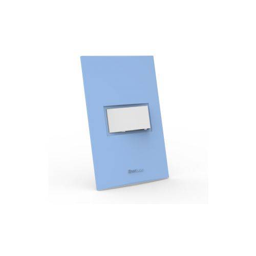 Tamanhos, Medidas e Dimensões do produto Conjunto Interruptor Paralelo - Beleze Azul Pastel Enerbras