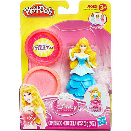 Tamanhos, Medidas e Dimensões do produto Conjunto Play-Doh Estampa Princesas - Aurora - Hasbro