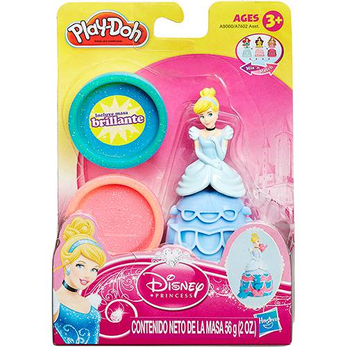 Tamanhos, Medidas e Dimensões do produto Conjunto Play-Doh Estampa Princesas - Cinderella - Hasbro