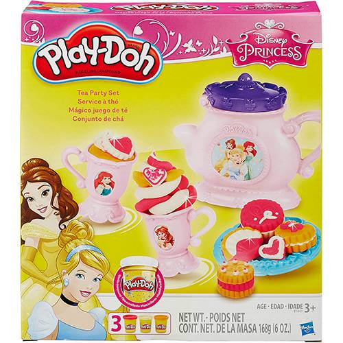 Tamanhos, Medidas e Dimensões do produto Conjunto Play-Doh Hora do Chá Princesas Disney - Hasbro