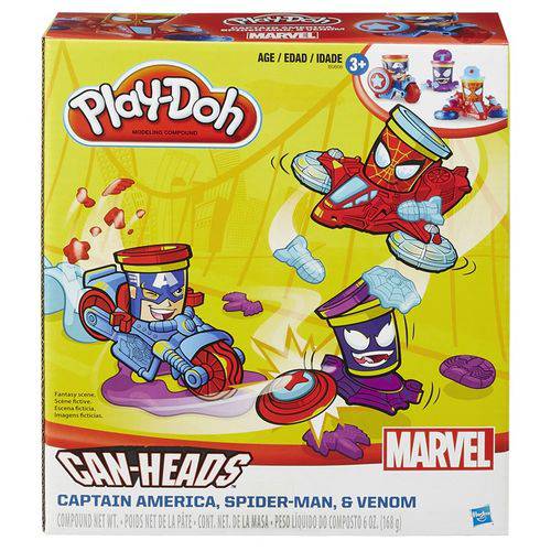 Tamanhos, Medidas e Dimensões do produto Conjunto Play-Doh Marvel Veículo - Hasbro