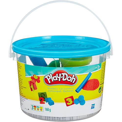 Tamanhos, Medidas e Dimensões do produto Conjunto Play-Doh Mini Balde Números - Hasbro