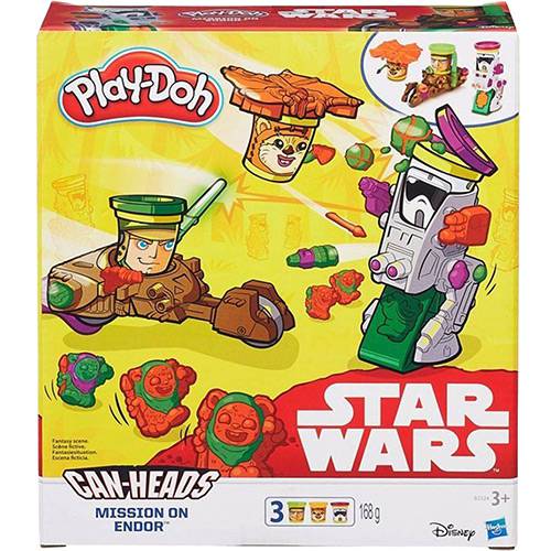 Tamanhos, Medidas e Dimensões do produto Conjunto Play-Doh Star Wars Veículo Mission On Endor - Hasbro
