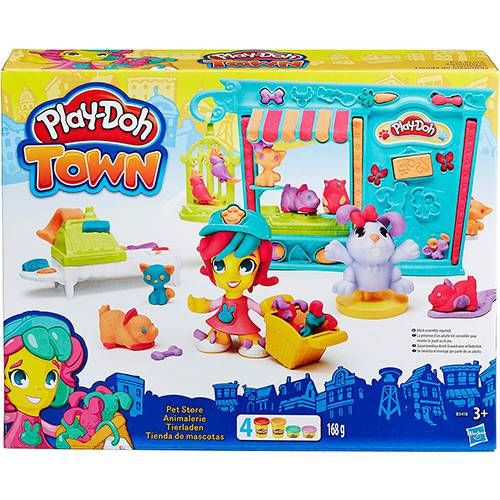 Tamanhos, Medidas e Dimensões do produto Conjunto Play-Doh Town Pet Shop - Hasbro