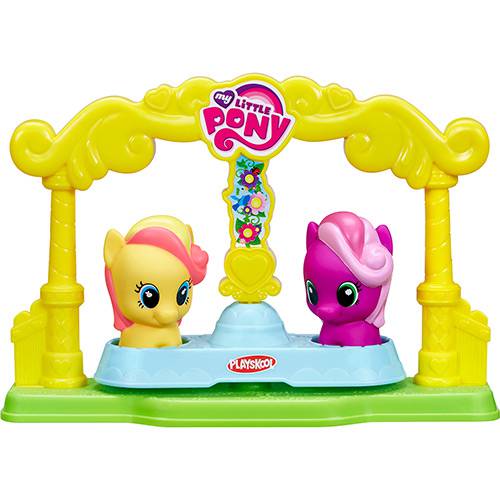 Tamanhos, Medidas e Dimensões do produto Conjunto Playskool My Little Pony Gira-Gira - Hasbro