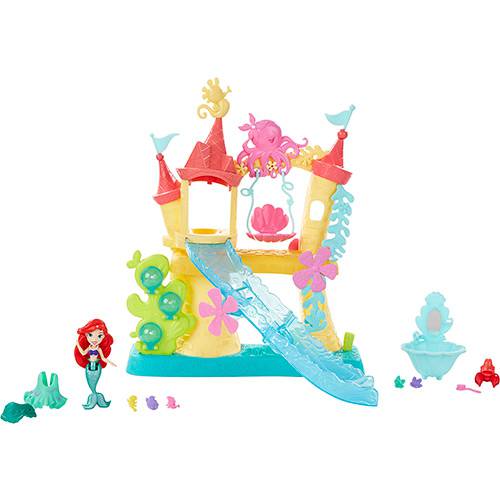 Tamanhos, Medidas e Dimensões do produto Conjunto Princesas Disney Mini Playset Ariel - Hasbro