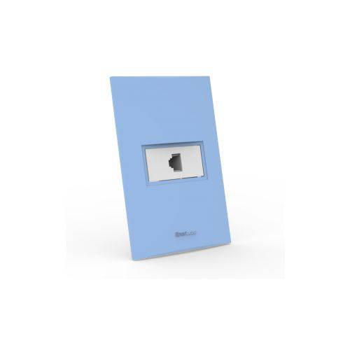 Tamanhos, Medidas e Dimensões do produto Conjunto RJ11 Telefone - Beleze Azul Pastel Enerbras