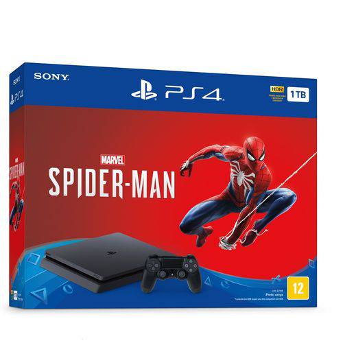 Tamanhos, Medidas e Dimensões do produto Console Playstation 4 - 1 Tb - Sony + Jogo Spider-Man