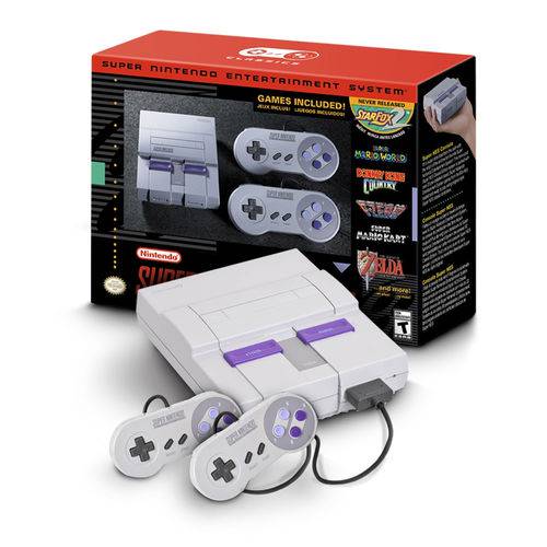 Tamanhos, Medidas e Dimensões do produto Console Super Nintendo Classic Edition