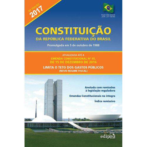 Tamanhos, Medidas e Dimensões do produto Constituicao da Republica Federativa do Brasil - Edipro
