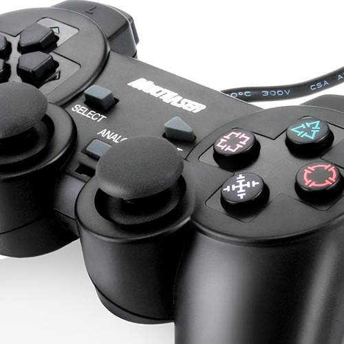 Tamanhos, Medidas e Dimensões do produto Controle Dual Shock P/ Playstation 2 PC - Multilaser