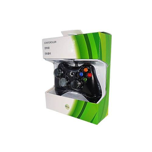 Tamanhos, Medidas e Dimensões do produto Controle Manete Joystick Xbox 360 com Fio 2 Metros USB PC/Xbox Preto - Feir