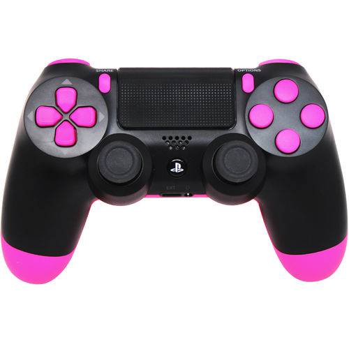 Tamanhos, Medidas e Dimensões do produto Controle PlayStation 4 Original Customizado Modelo Luminous Pink