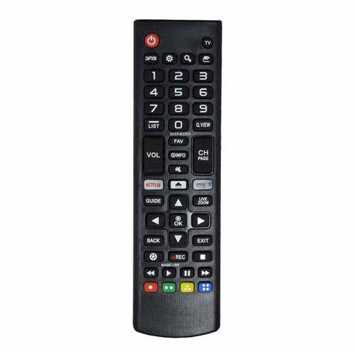 Tamanhos, Medidas e Dimensões do produto Controle Remoto para Tv Led Lg Smart Akb75095315