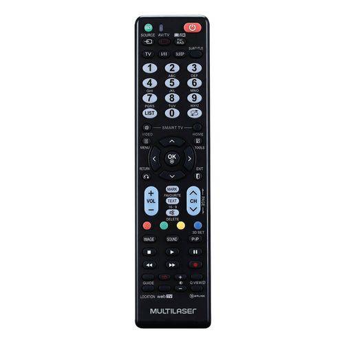 Tamanhos, Medidas e Dimensões do produto Controle Remoto TV Led/LCD LG (preto) - AC316 Multilaser
