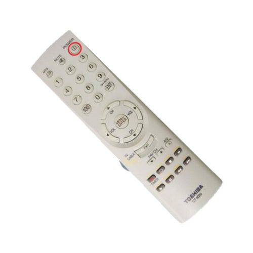 Tamanhos, Medidas e Dimensões do produto Controle Remoto Tv Semp Toshiba Ct-8020 Original