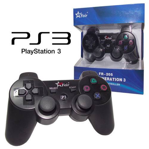 Tamanhos, Medidas e Dimensões do produto Controle Sem Fio PS3 Wireless Bluetooth Dualshock Playstation 3 Joystick – Feir FR-205