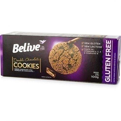 Tamanhos, Medidas e Dimensões do produto Cookie Sem Gluten Chocolate com Pedassaos de Chocolate 100g Belive
